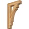 Ekena Millwork Merced Block Rough Sawn Bracket, Western Red Cedar, 4"W x 20"D x 32"H BKT04X20X32MRC05RWR - alternate 1